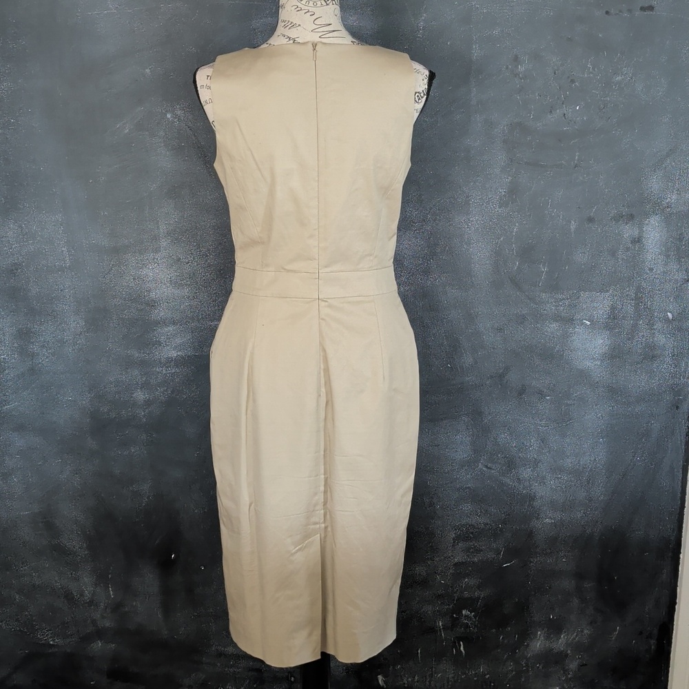 Stretch Khaki Neutral Basic Minimalist Office Car… - image 4